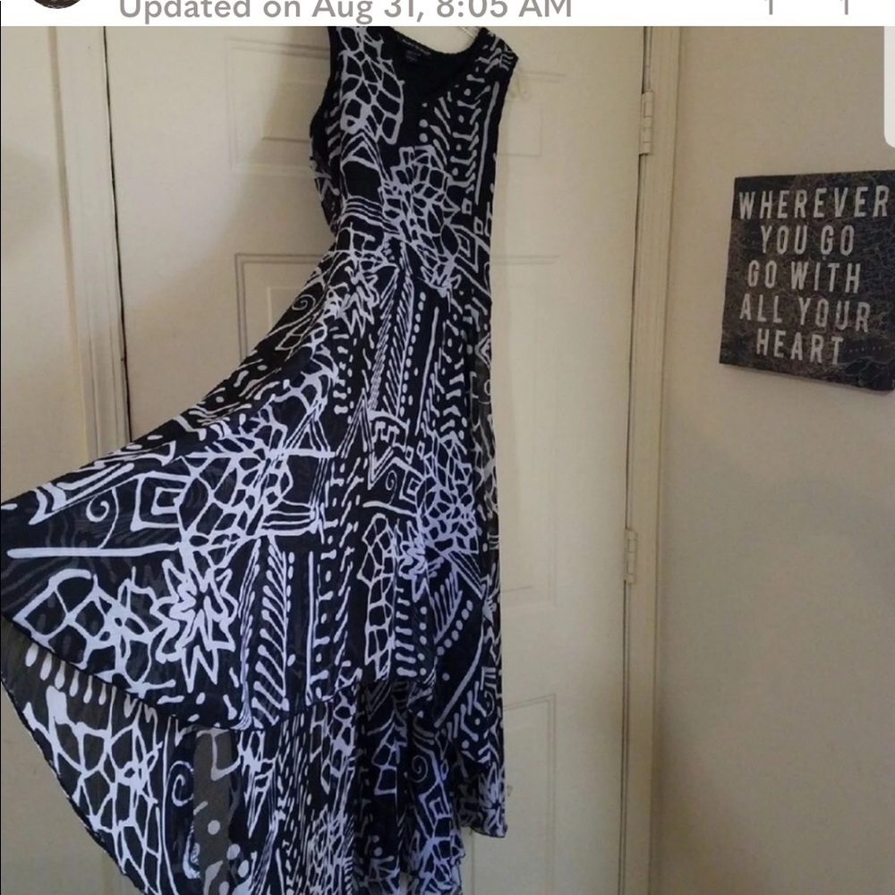 Ashley Stewart high low dress 12